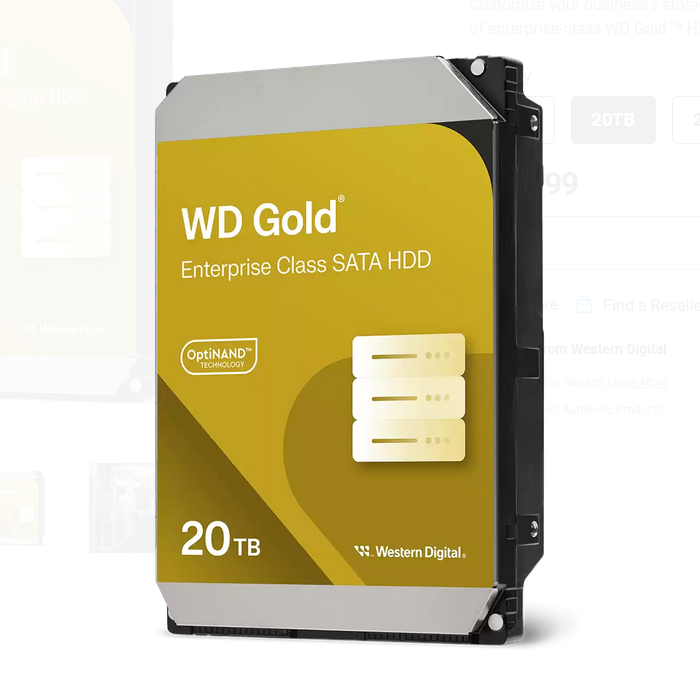 WD Gold Enterprise Class SATA HDD